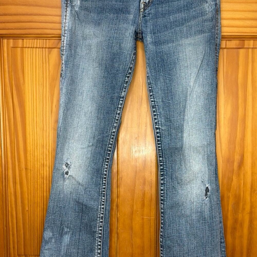 Vintage Destressed Silvers ALEX Jeans Size 27W/33L